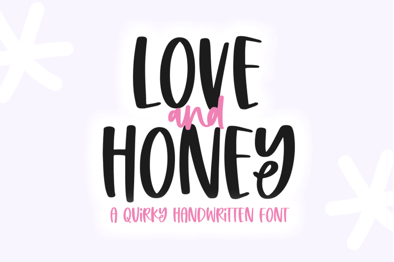 love-and-honey-a-fun-handwritten-font