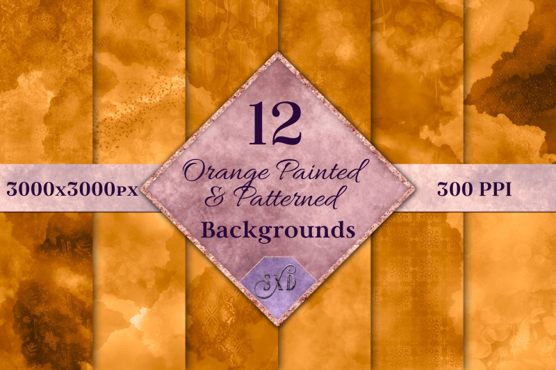 orange-painted-and-patterned-backgrounds-12-image-textures