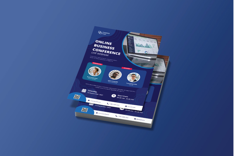 online-business-conference-flyer-brochure-template
