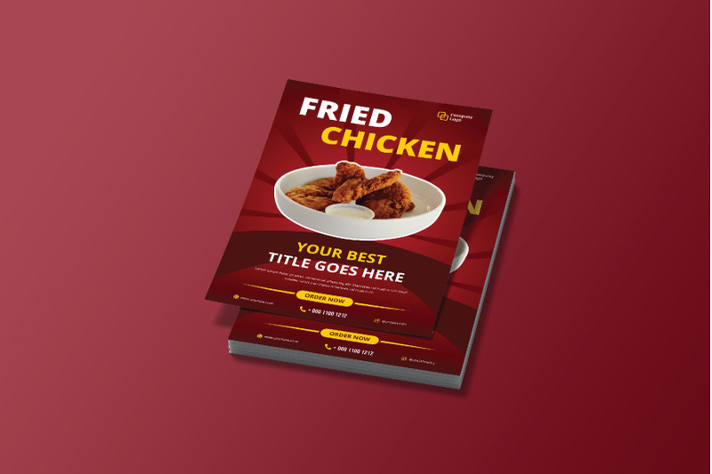 fried-chicken-flyer-brochure-template