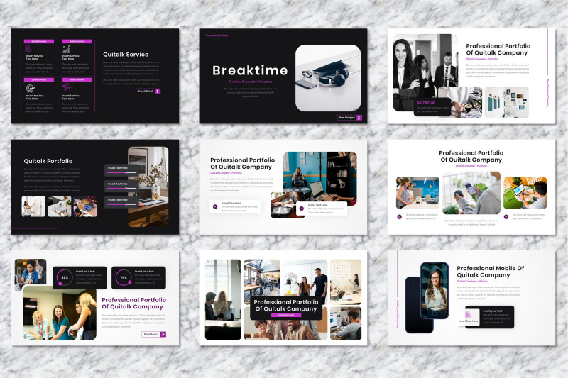 quitalk-freelance-powerpoint-templates