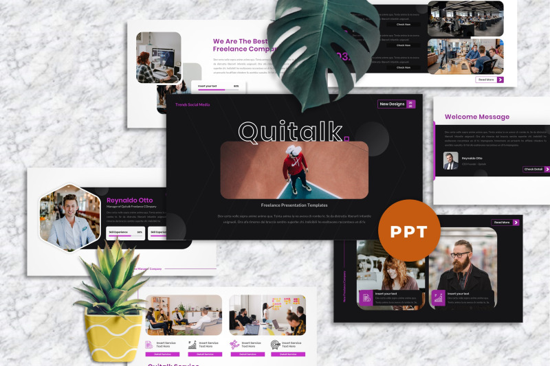 quitalk-freelance-powerpoint-templates