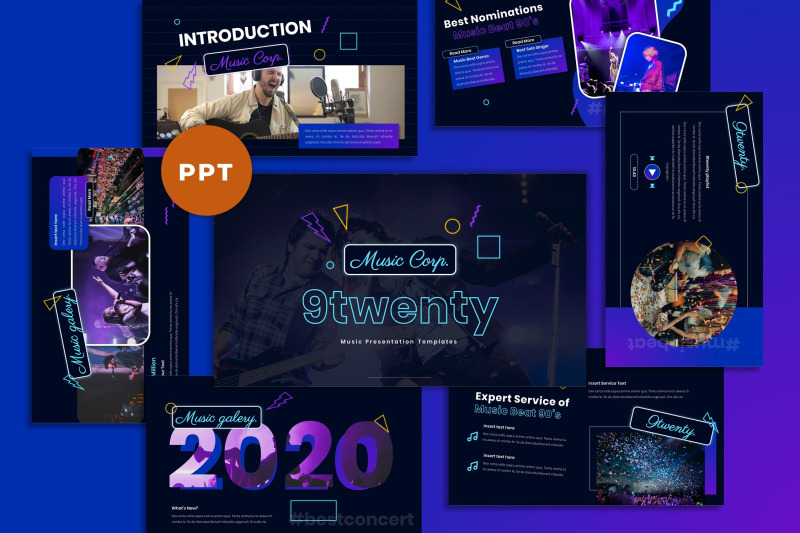 9twenty-music-industrial-powerpoint-template