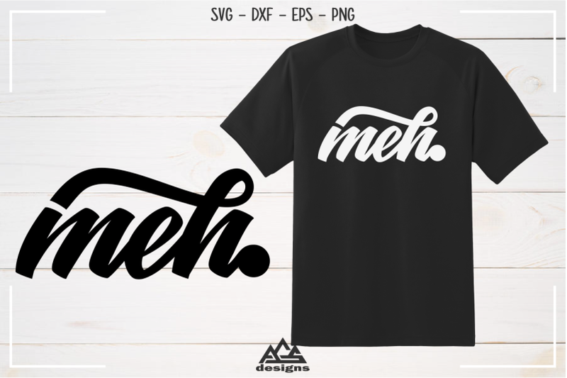 meh-typography-svg-png