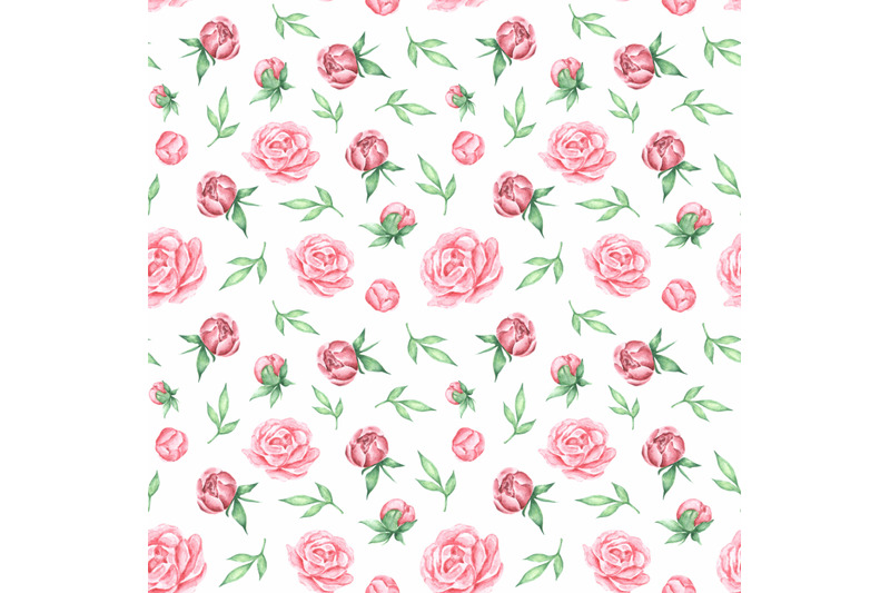 summer-flowers-watercolor-seamless-pattern-roses-peonies-greenery