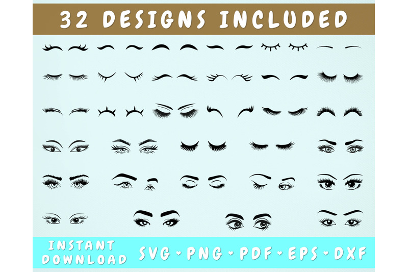 32-eyelashes-svg-bundles-eyes-svg-eyelashes-cut-files