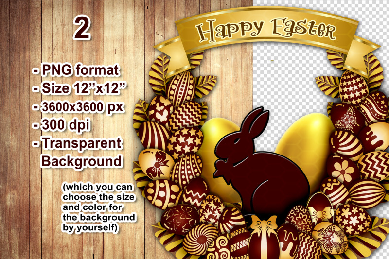 easter-golden-wreath-amp-chocolate-bunny-in-2-format-versions-jpg-amp-png