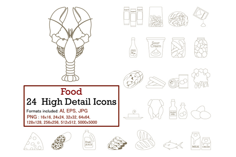 food-icon-set