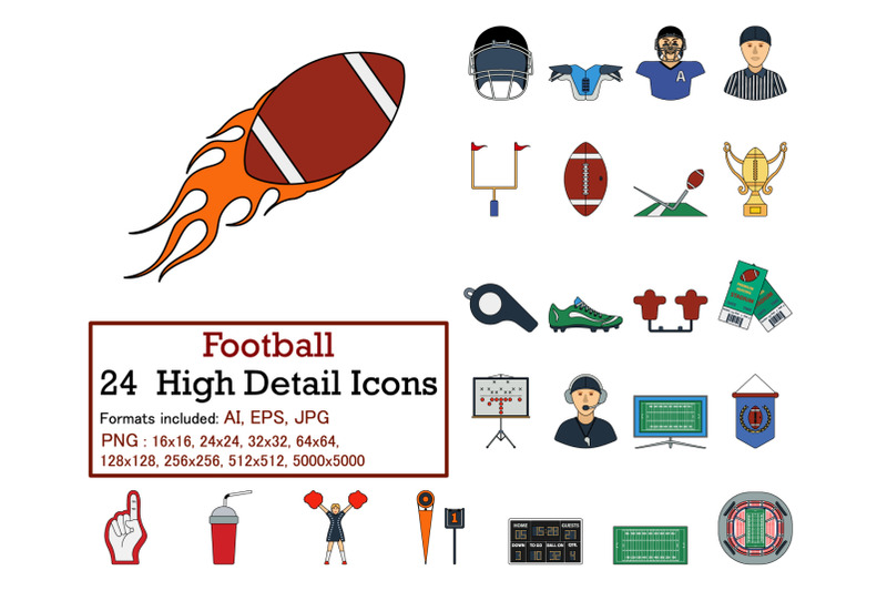 football-icon-set