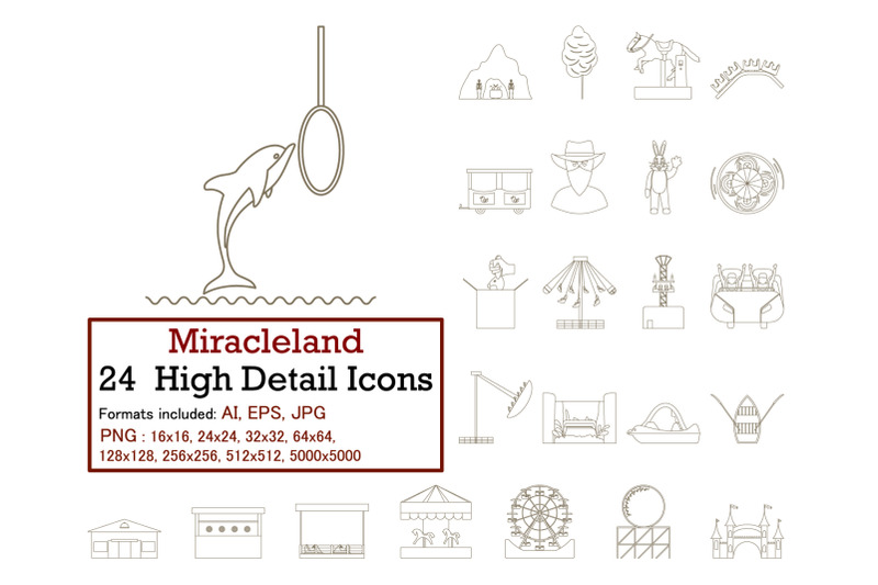 miracleland-icon-set