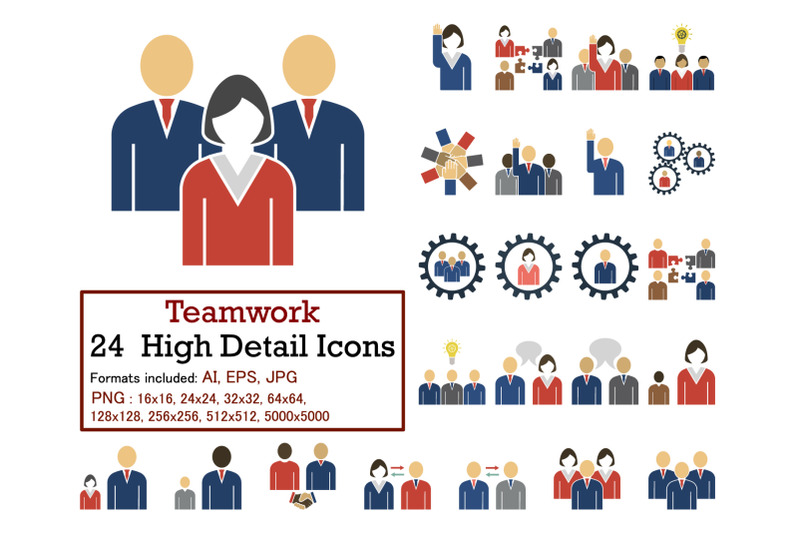 teamwork-icon-set