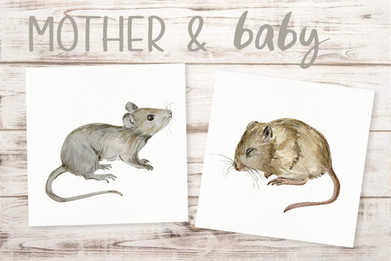 watercolor-mother-and-baby-mouse-clip-art