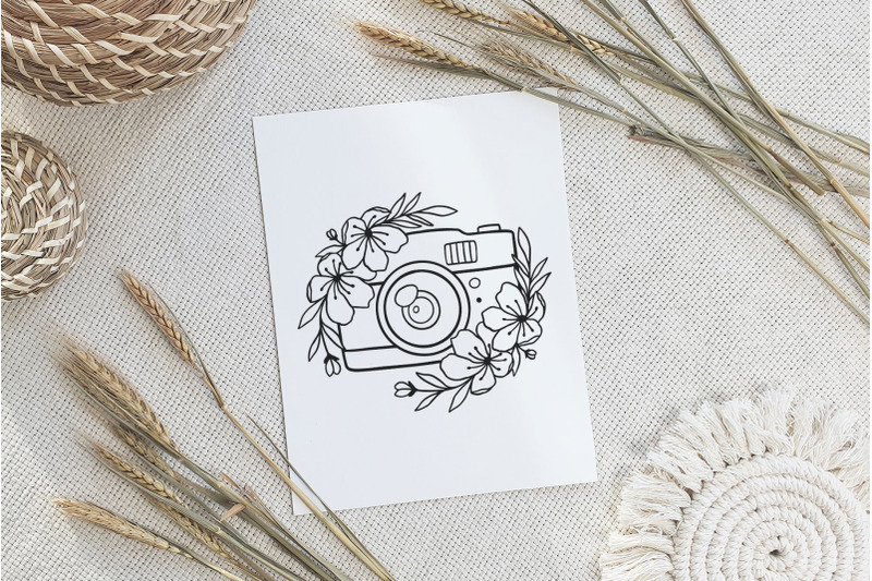 camera-with-flowers-svg-cut-file