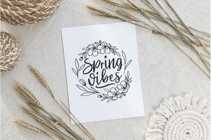 spring-vibes-quote-with-flowers-svg-cut-file