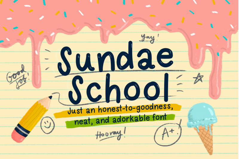 sundae-school-font