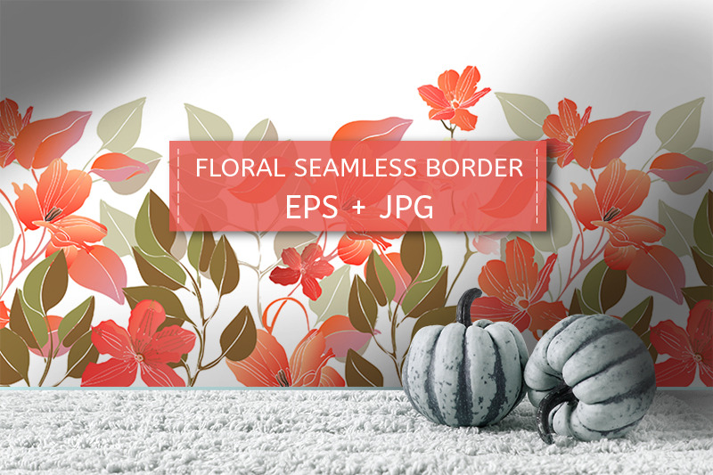 coral-color-flowers-border