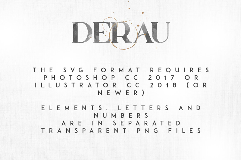 derau-bitmap-svg-font-and-more