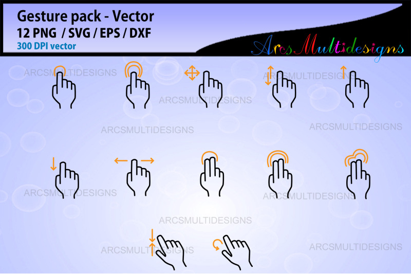 gesture-icon-bundle