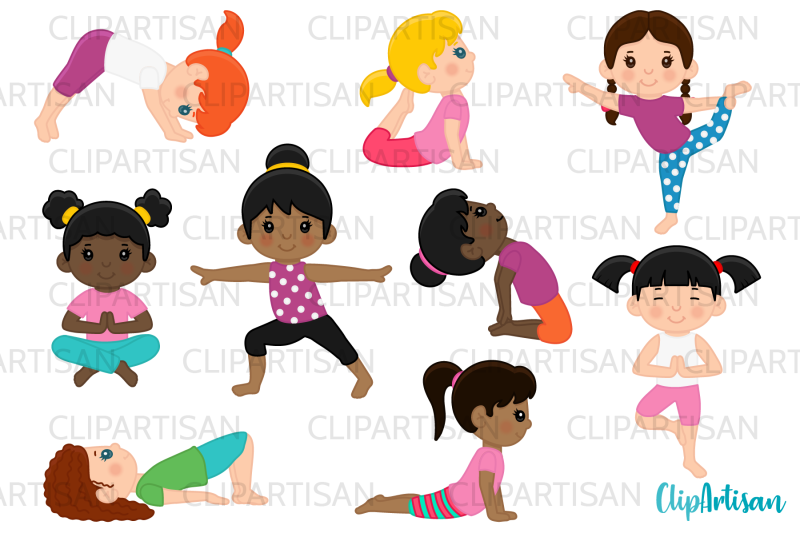 yoga-clip-art-yoga-poses-girls-yoga-kids-meditation