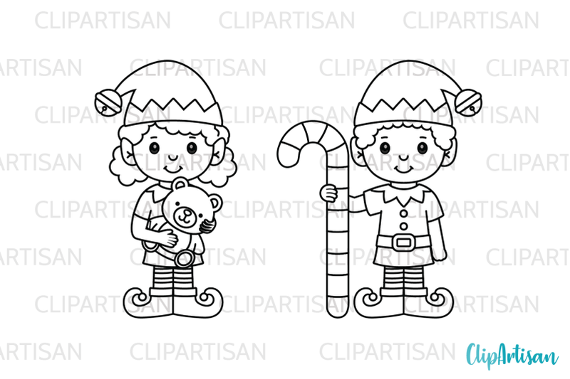 christmas-elves-clipart-santa-039-s-workshop-digital-stamps