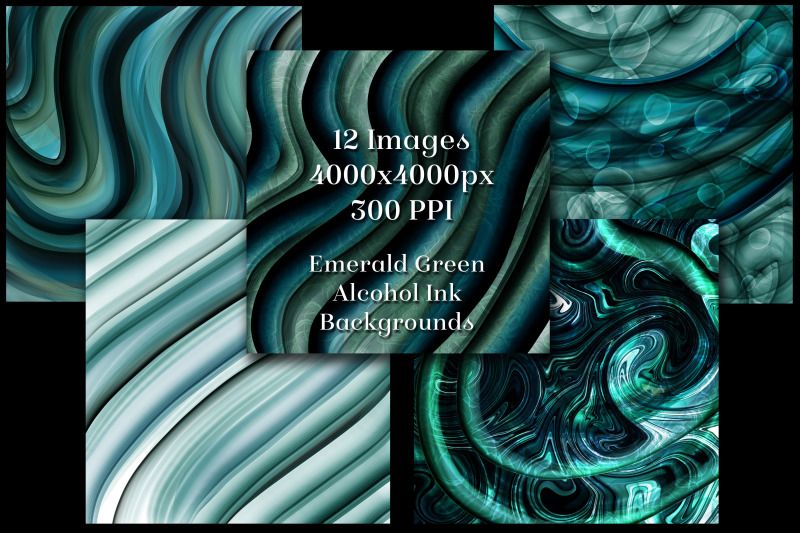 emerald-green-alcohol-ink-backgrounds-12-image-set