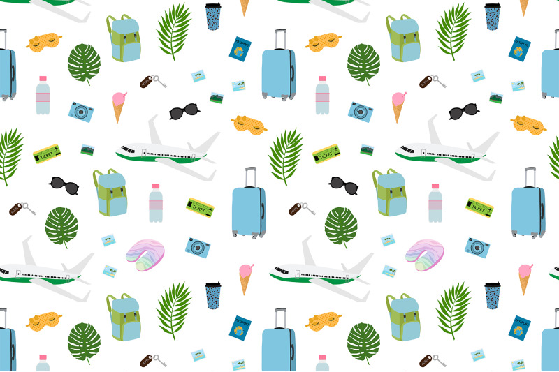 summer-pattern-travel-pattern-tourism-pattern-summer-svg