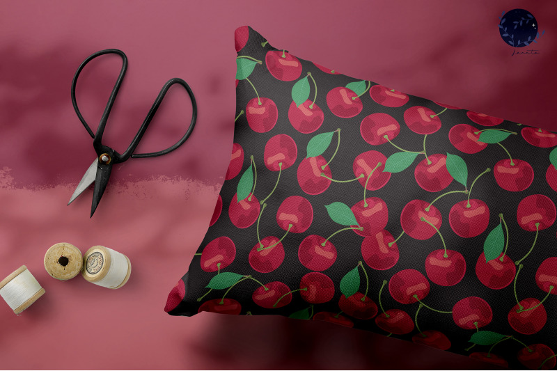 cherry-seamless-pattern-fruit-background