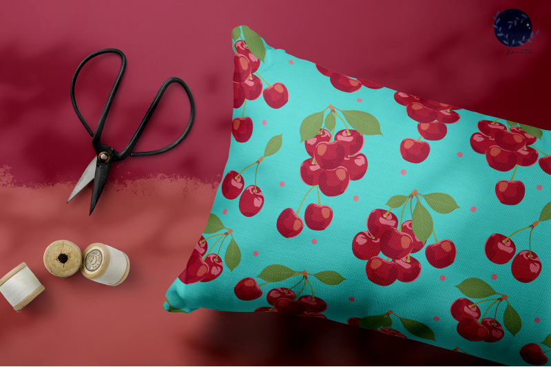 cherry-seamless-pattern-fruit-background