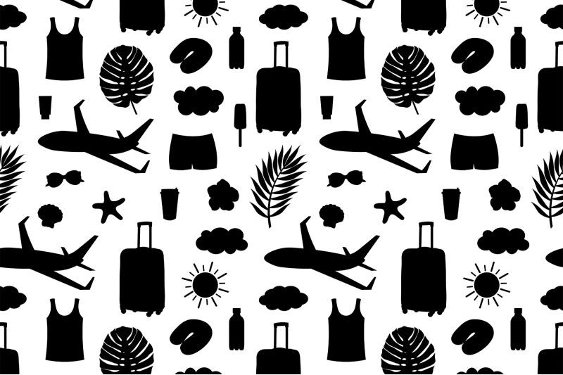 summer-silhouettes-pattern-travel-silhouettes-pattern