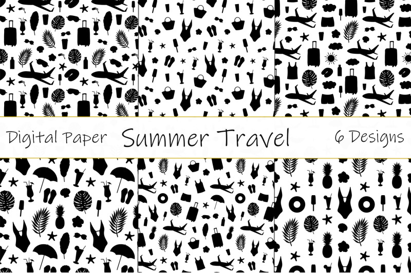 summer-silhouettes-pattern-travel-silhouettes-pattern