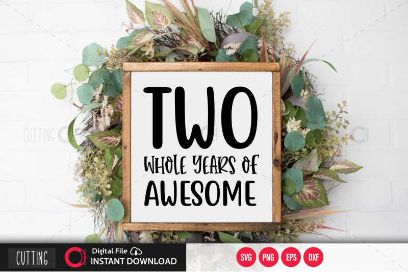 two-whole-years-of-awesome-svg