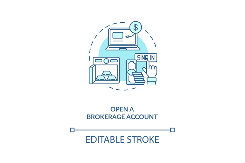 opening-brokerage-account-concept-icon
