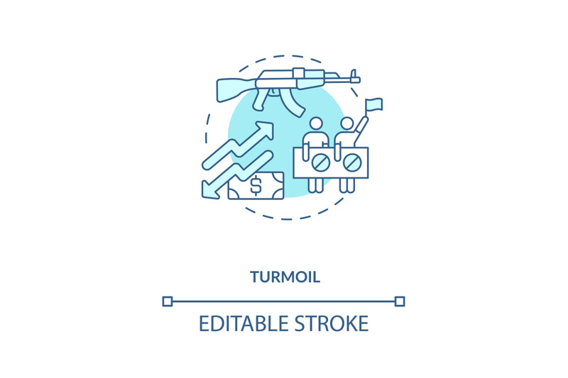 turmoil-concept-icon