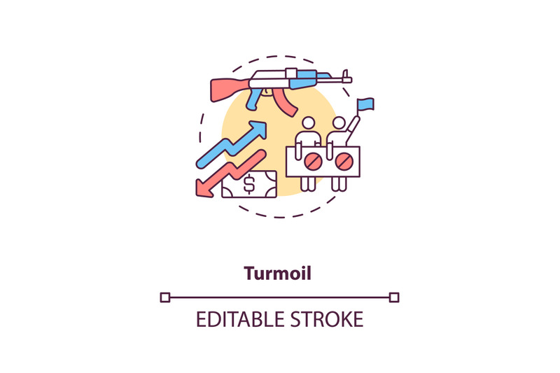 turmoil-concept-icon
