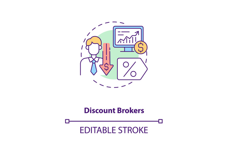 discount-brokers-concept-icon