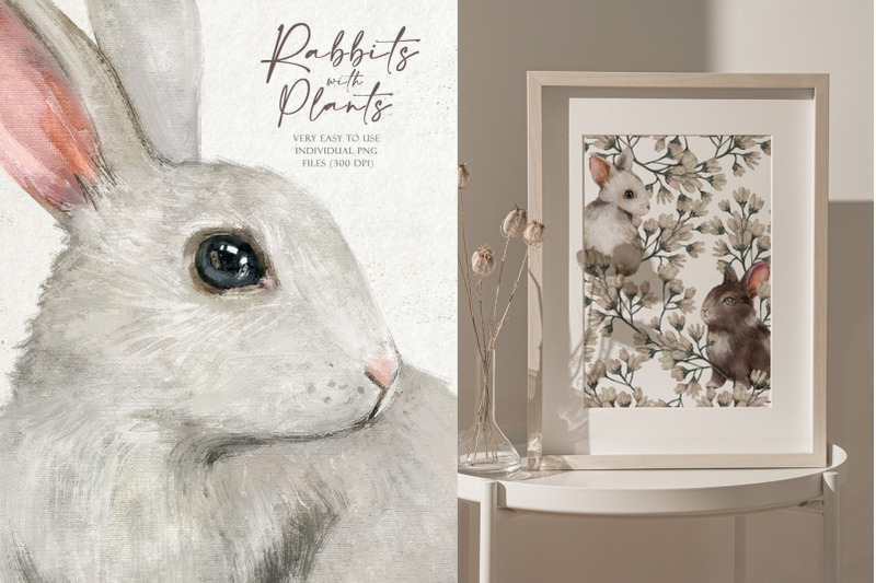rabbits-and-flowers-collection