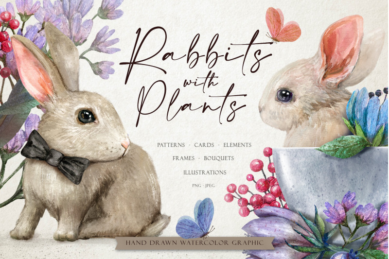 rabbits-and-flowers-collection