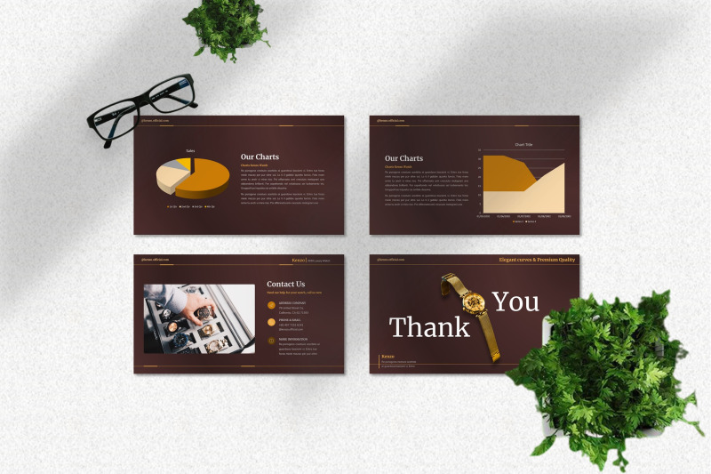 kenzo-watch-product-powerpoint-template