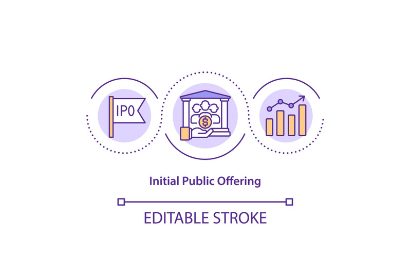 initial-public-offering-concept-icon