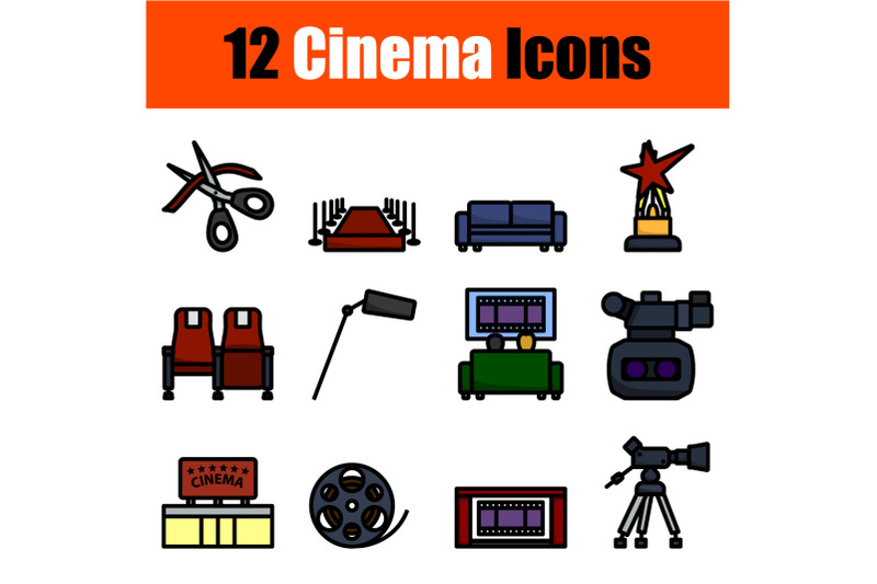 cinema-icon-set