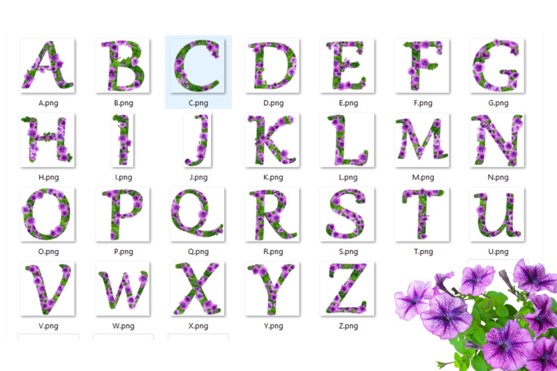 floral-alphabet-letters
