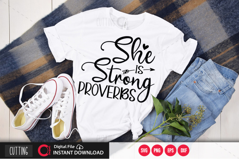 she-is-strong-proverbs-svg