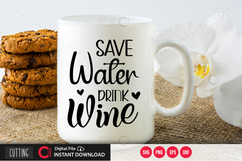 save-water-drink-wine-svg