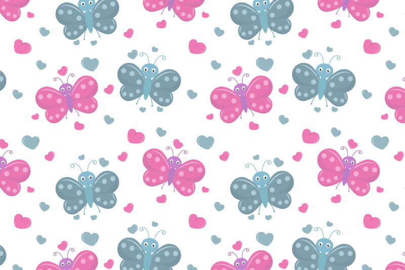 cute-butterfly-cartoon-pattern