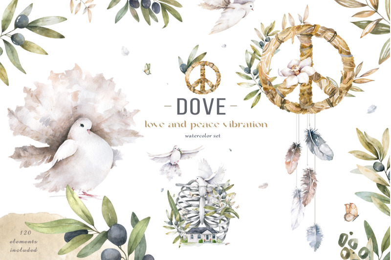 dove-peace-and-love-watercolor-set