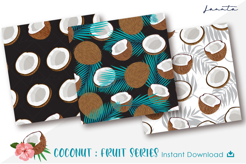 coconut-seamless-pattern-fruits-background