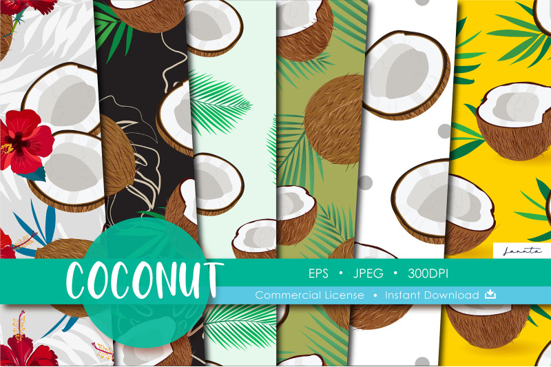 coconut-seamless-pattern-fruits-background