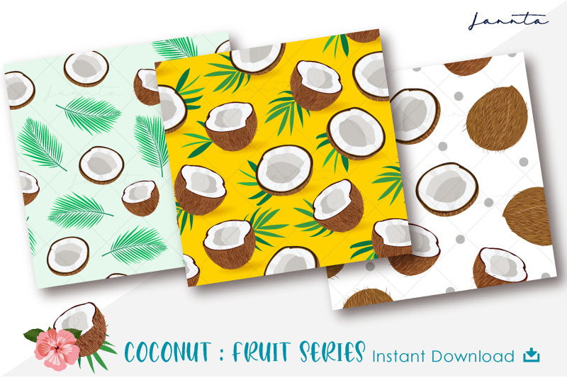 coconut-seamless-pattern-fruits-background