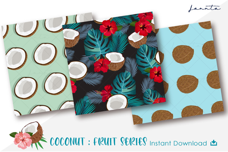 coconut-seamless-pattern-fruits-background