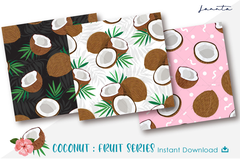 coconut-seamless-pattern-fruits-background